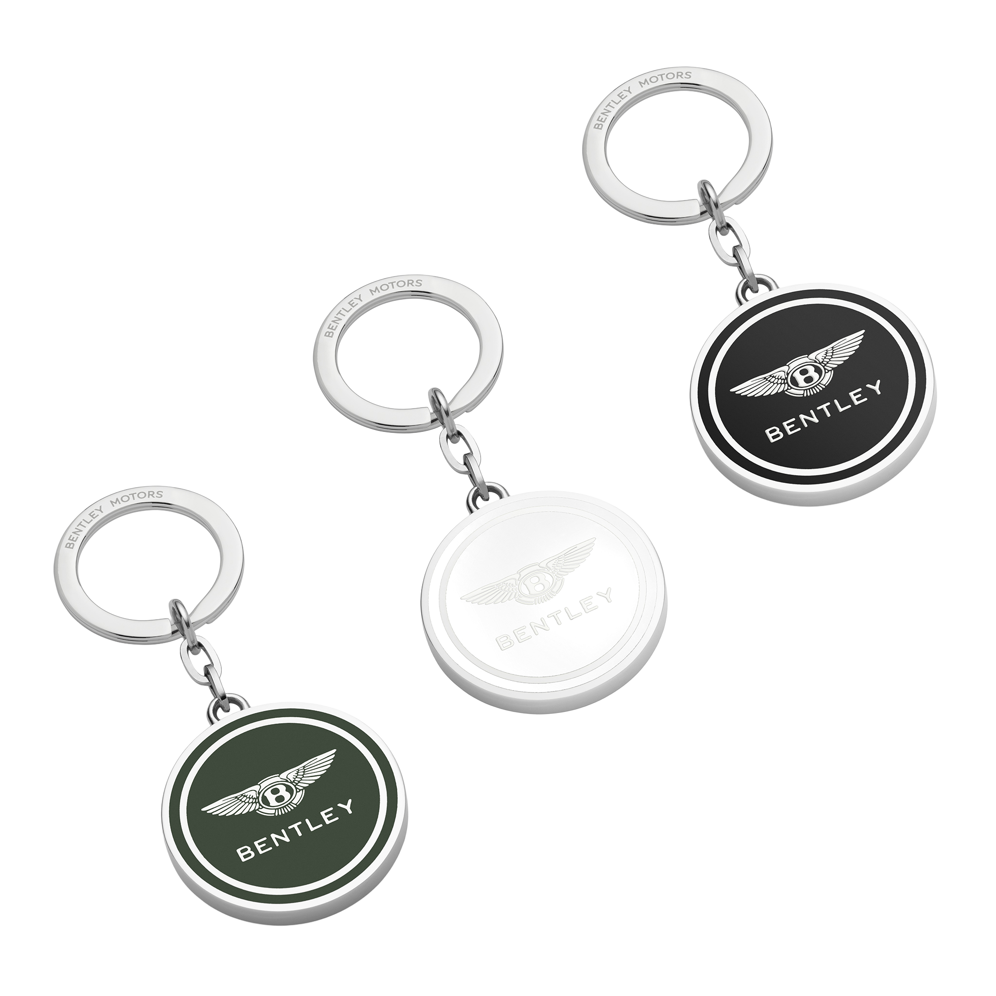 Bentley Enamel Knurling Keyring – The Bentley Collection