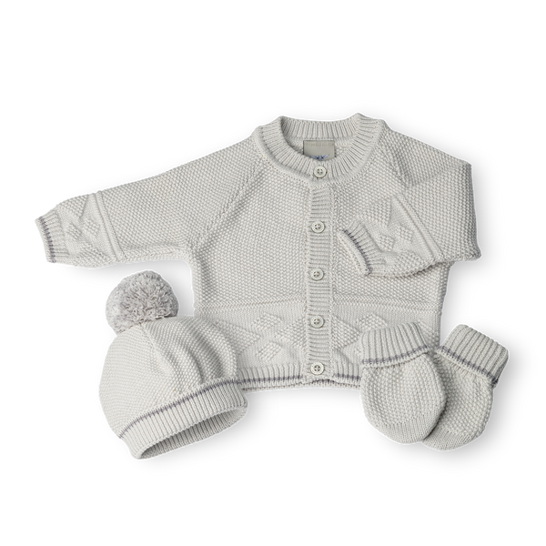 Baby Knitwear 3-Piece Gift Set