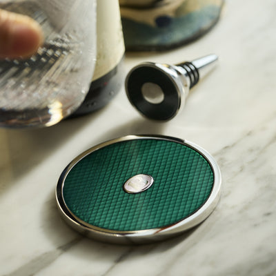 Bentley Coaster & Bottle Stopper Set