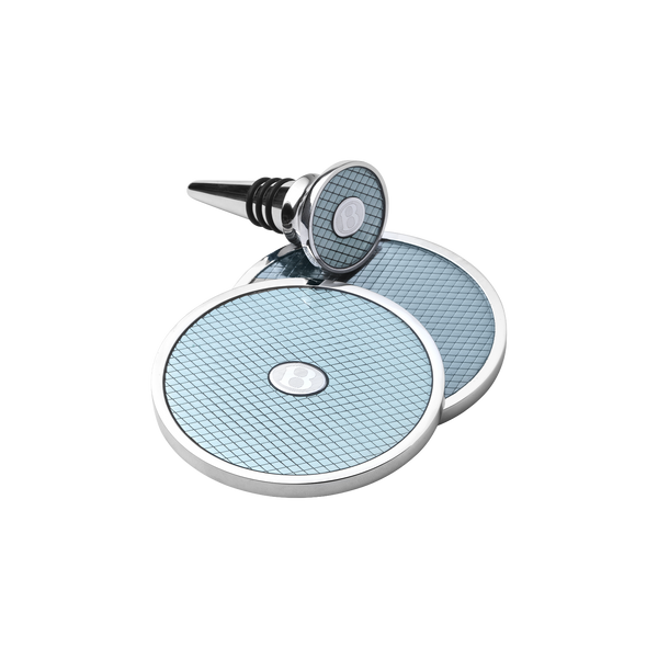 Bentley Coaster & Bottle Stopper Set