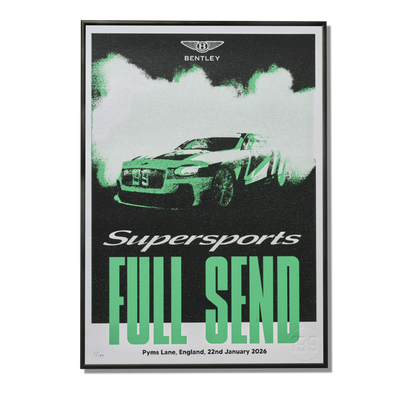 Bentley Supersports Burnout Print
