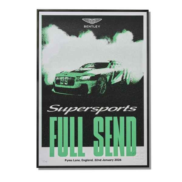 Bentley Supersports Burnout Print