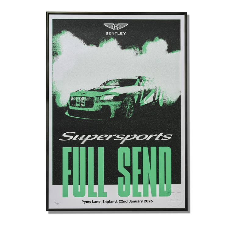 Bentley Supersports Burnout Print