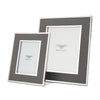 Leather Inlay Photo Frame