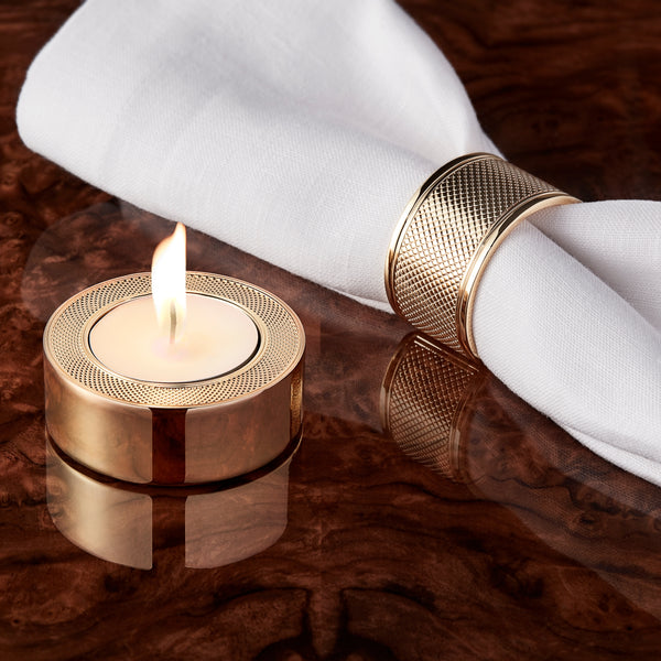 Gold-Plated Napkin Rings